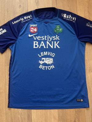 Lemvig GF Denmark home match worn football shirt 18/19 #4 Nike men's XXL