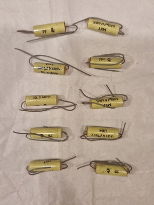 Vintage MKT Film Capacitors 0.033uF 630V Set of 20 New