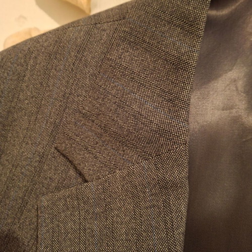 Wool suit gray Large 2000s like new with vest
