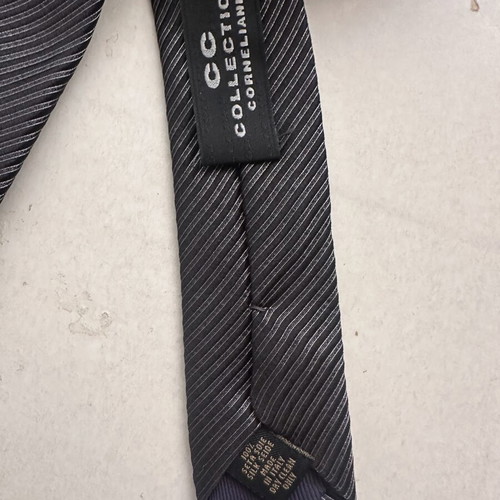 CC Collection Corneliani tie, black and grey