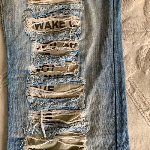 Vintage Dolce & Gabbana blue jeans used, made in Italy