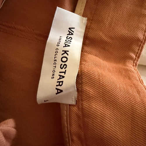 Vassia Kostara suit set used, size S, orange