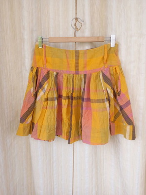 French Connection checked skirt used, airy fabric, multicolor, size M