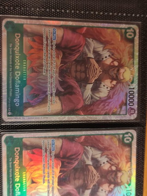 Donquixote Doflamingo One Piece TCG cards pack of 2 like new