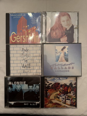 Συλλογή CD rock, pop και classic hits σαν καινούργιο, 6 δίσκοι