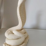 Alabaster snake figurine like new