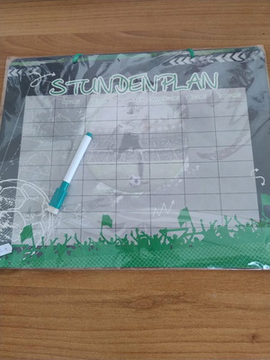 Weekly Schedule Board new, size 30x37 cm