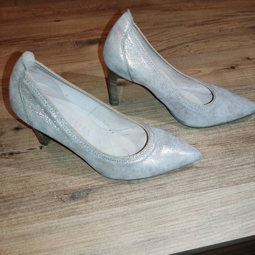 Hispanitas leather pumps beige-gold like new, size 36