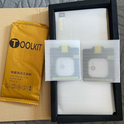 Screen and camera protectors for iPhone 12, pack of 2+2