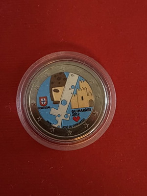 2€ colored Portugal 2012 coin