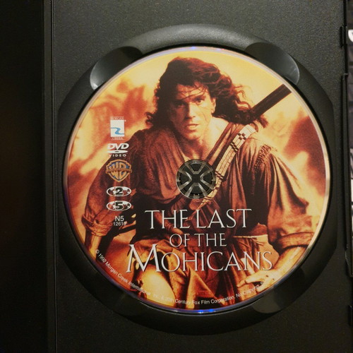 The Last of the Mohicans DVD like new with Greek subtitles