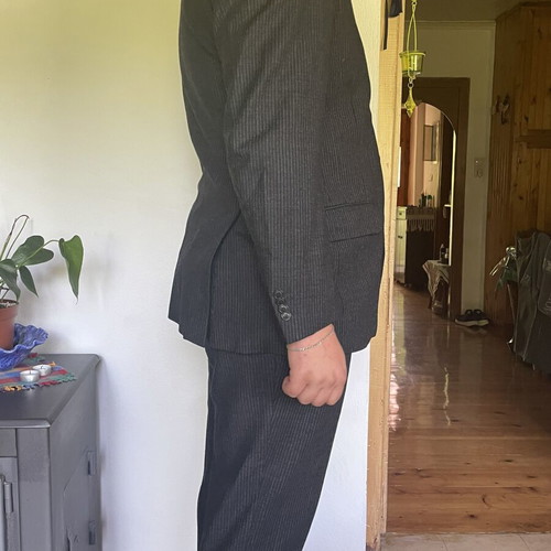 Men's Suit black, size XL, new