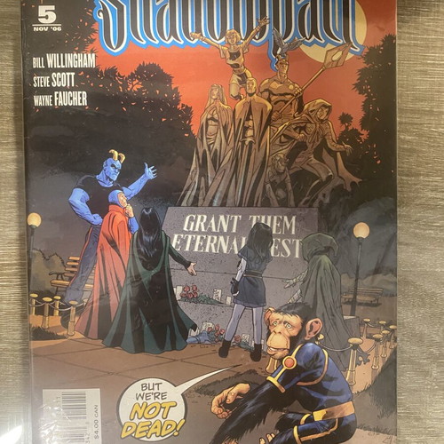 Shadowpact comics used, issues 1-5