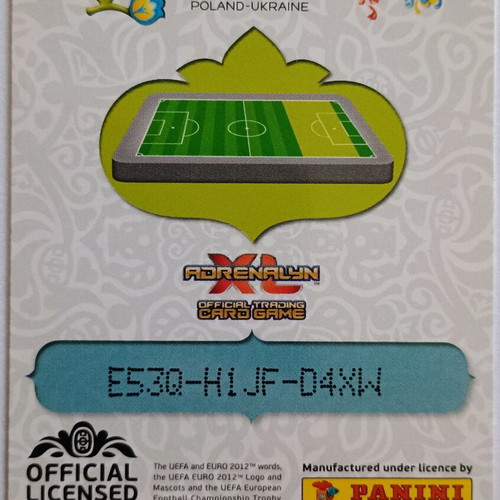 Georgios Samaras Euro 2012 collectible card