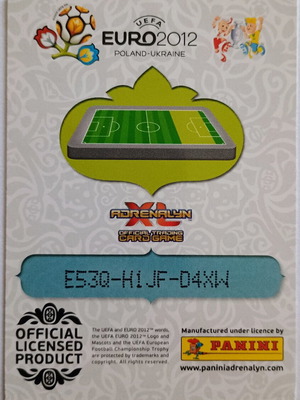 Georgios Samaras Euro 2012 collectible card