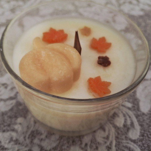 Pumpkin Pie candle new, soy wax with pumpkin pie scent