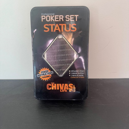 Poker Set from Status magazine like new