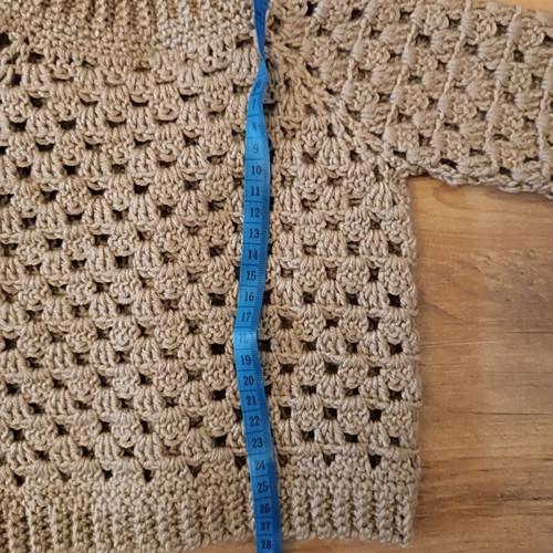 Handmade Crochet Baby Cardigan Size 6-9 Months