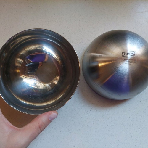 Small inox bowls Ikea like new