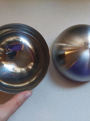 Small inox bowls Ikea like new