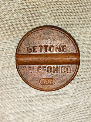 Ιταλικό τηλεφωνικό μάρκο Gettone Telefonico 1967 σαν καινούργιο