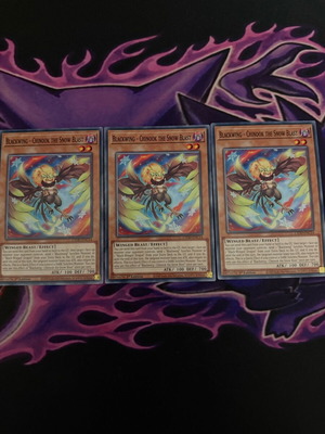 Blackwing Chinook The Snowblast Yu-Gi-Oh! card like new