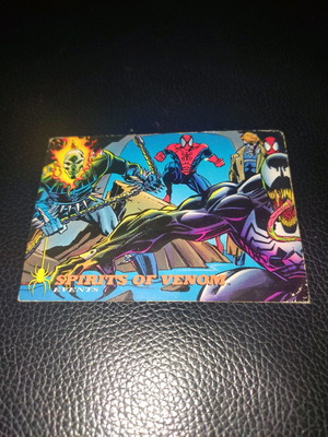 Spider-Man Fleer Card 1994 #138 Spirits of Venom used