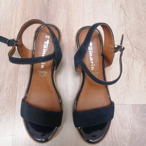 Tamaris new women's sandals blue, size 39