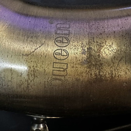 Alto saxophone used, with case