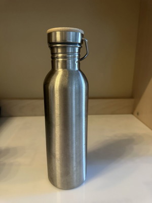 Liebherr stainless steel thermos bottle 500ml with bamboo lid
