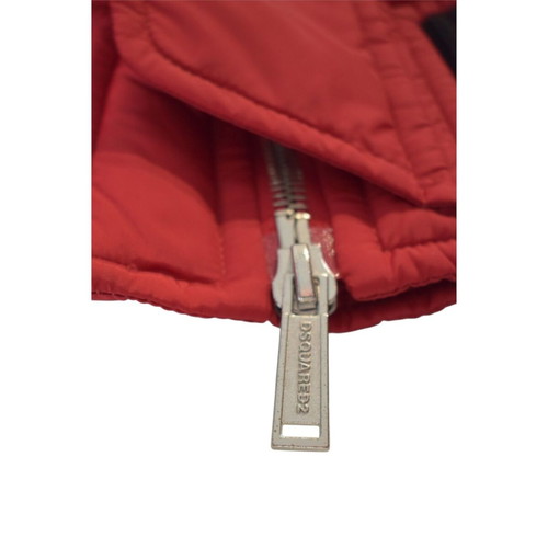 DSQUARED2 Misty Mountains Red Puffer Bomber Jacket IT 46