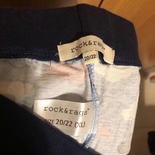 Pajama pants new, size XL, blue, 100% cotton