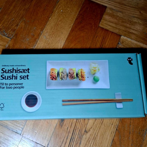 Sushi set romantic for two people new in original packaging