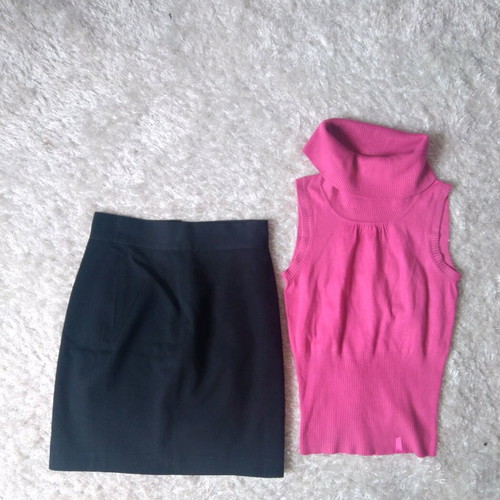 Andriotti skirt and sleeveless knitted top set like new