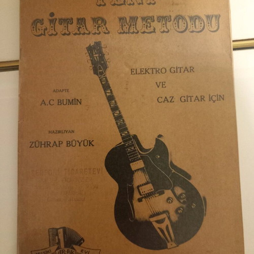 Vintage guitar method used, Turkish, electric and jazz