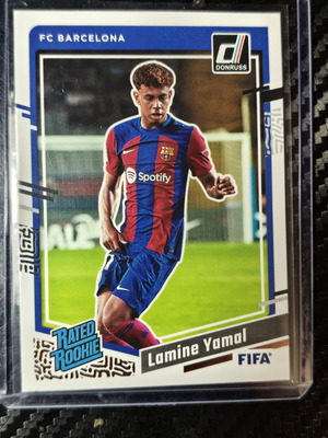 Κάρτα Lamine Yamal Rated Rookie #177, 2023-24 Panini Donruss FIFA FC Barcelona