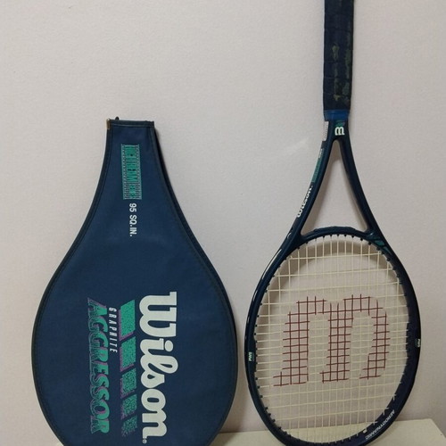 Wilson tennis racket used, handle needs repair