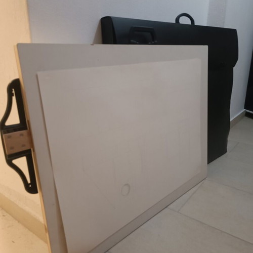 Linear Drawing Board like new with frame 60cm x 80cm
