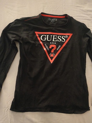 Guess long-sleeve shirt size 12 black like new