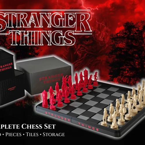 Stranger Things 3D Printed Chess Pieces Set