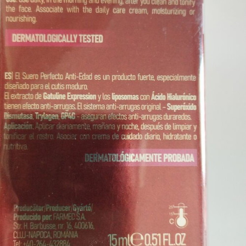 Gerovital H3 Evolution Perfect Anti-Age Serum 15ml new