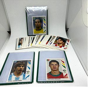 150 μονά χαρτάκια World Cup 2006 με Μέσσι, Κριστιάνο Ρονάλντο και Ροναλντίνιο ΠΑΚΕΤΟ
