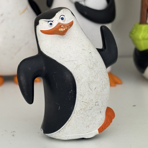 Penguins of Madagascar figures used, pack of 10 collectible toys