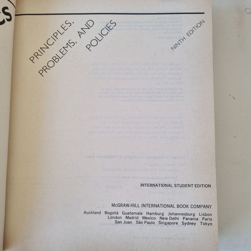 Economics book, McGraw-Hill Companies
