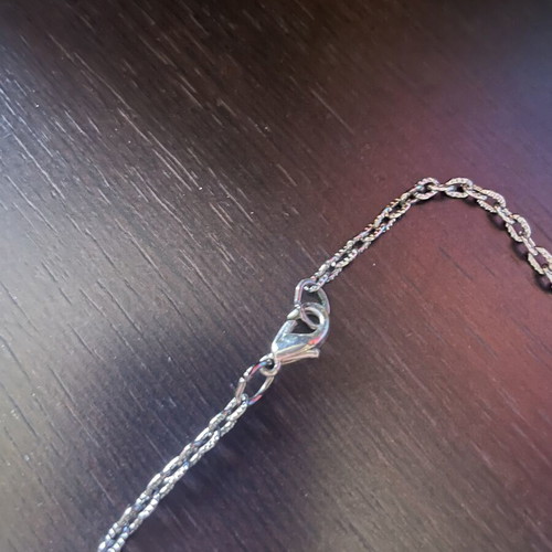 Pendant with chain like new, turquoise stone, 40cm