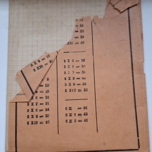 Notebooks used, set of six from 1930-1940