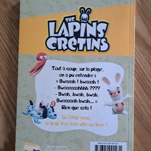 The Lapin Crétins 4 books like new, French