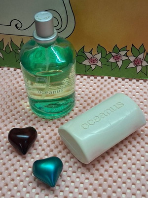 Body Shop Oceanus Eau de Toilette 60ml μεταχειρισμένο με σαπούνι και πέρλες μπάνιου