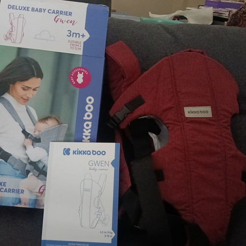 Kikka Boo Gwen baby carrier, red