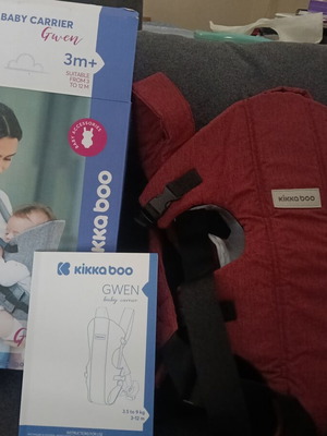Kikka Boo Gwen baby carrier, red